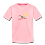 Merry Christmas - Toddler Premium T-Shirt - pink