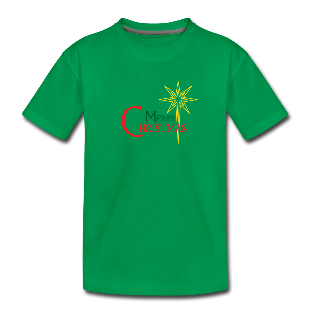 Merry Christmas - Toddler Premium T-Shirt - kelly green