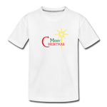 Merry Christmas - Toddler Premium Organic T-Shirt - white