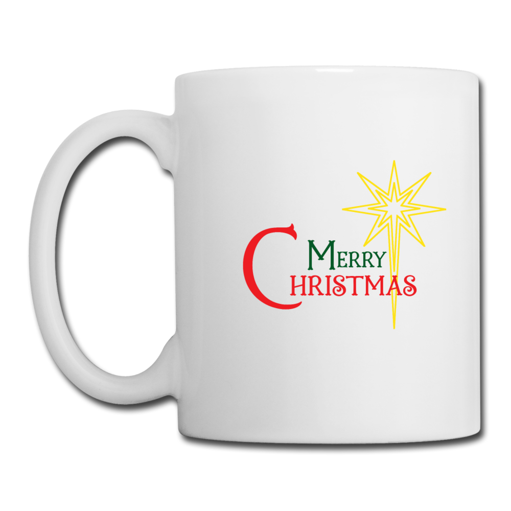 Merry Christmas - White Coffee/Tea Mug - white
