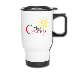 Merry Christmas - Travel Mug - white