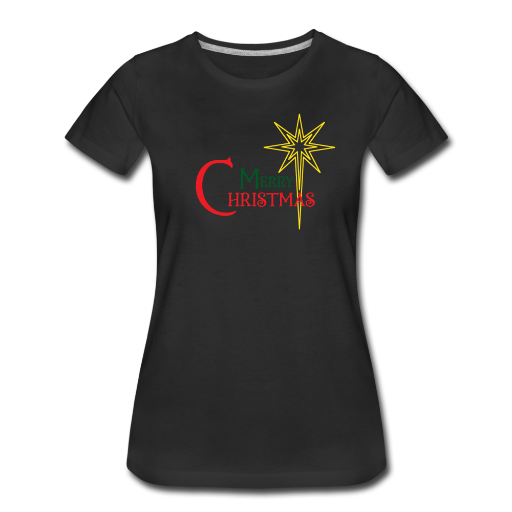 Merry Christmas - Women’s Premium T-Shirt - black