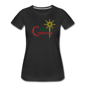 Merry Christmas - Women’s Premium T-Shirt - black