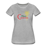 Merry Christmas - Women’s Premium T-Shirt - heather gray