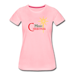 Merry Christmas - Women’s Premium T-Shirt - pink