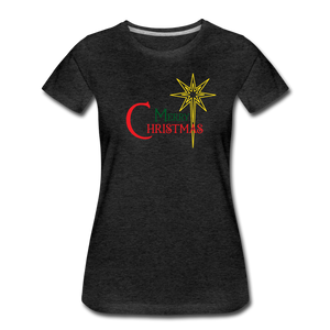 Merry Christmas - Women’s Premium T-Shirt - charcoal grey