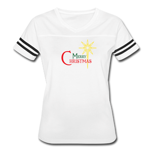 Merry Christmas - Women’s Vintage Sport T-Shirt - white/black