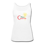 Merry Christmas - Women’s Premium Tank Top - white