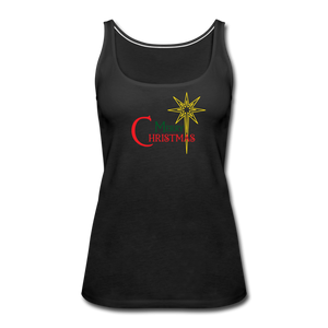 Merry Christmas - Women’s Premium Tank Top - black