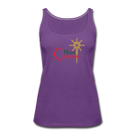 Merry Christmas - Women’s Premium Tank Top - purple