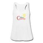 Merry Christmas - Women's Flowy Tank Top - white