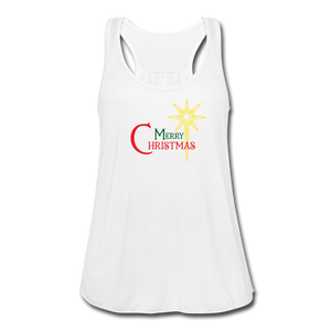 Merry Christmas - Women's Flowy Tank Top - white