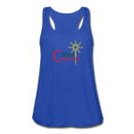 Merry Christmas - Women's Flowy Tank Top - royal blue