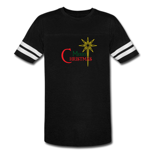 Merry Christmas - Vintage Sport T-Shirt - black/white