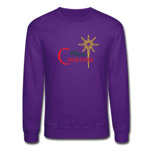 Merry Christmas - Crewneck Sweatshirt - purple