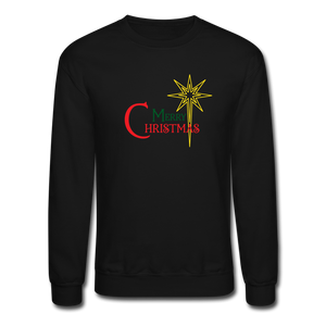 Merry Christmas - Crewneck Sweatshirt - black