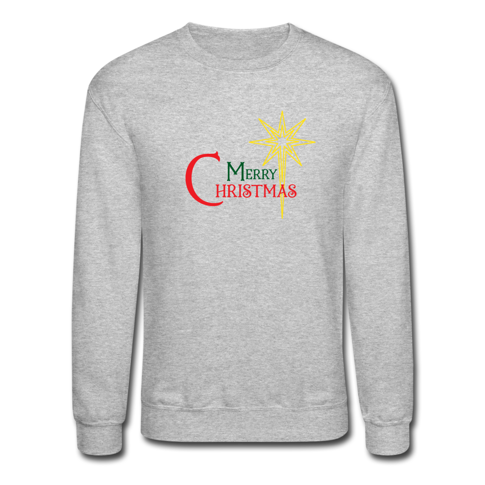Merry Christmas - Crewneck Sweatshirt - heather gray
