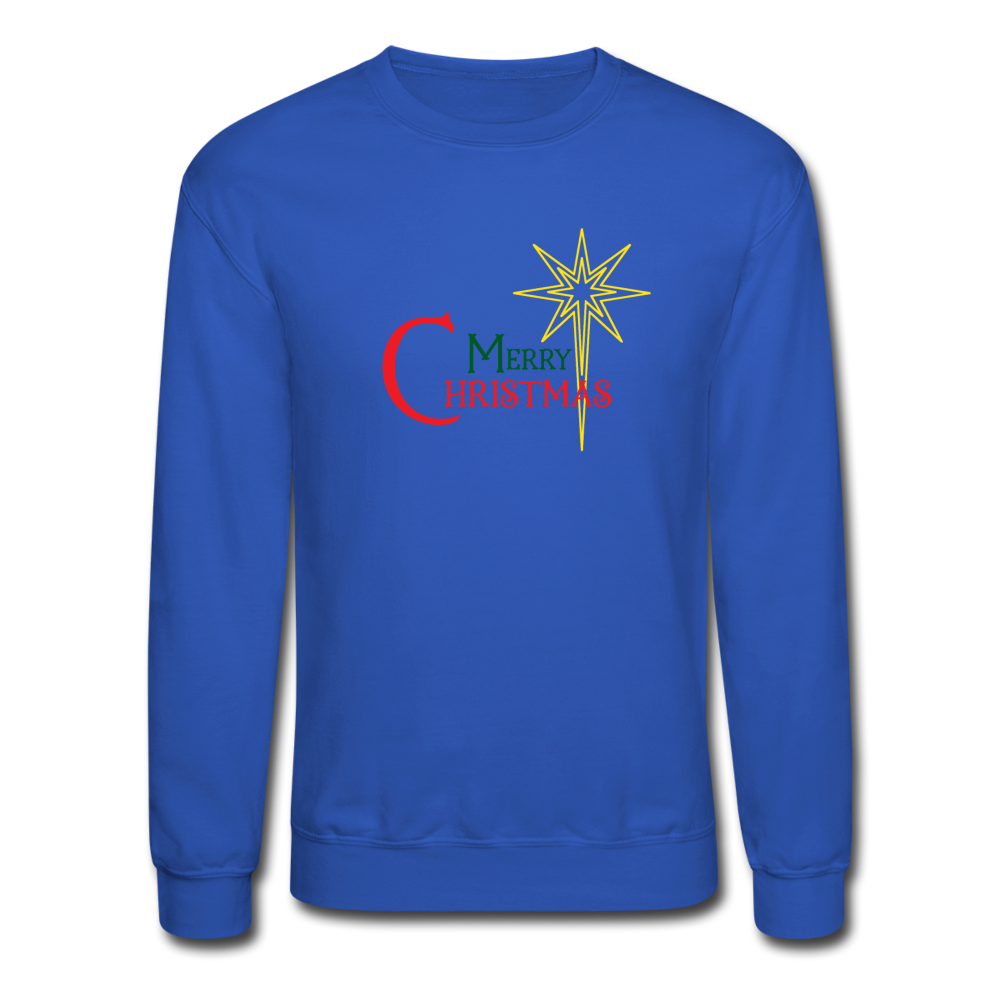 Merry Christmas - Crewneck Sweatshirt - royal blue