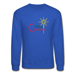 Merry Christmas - Crewneck Sweatshirt - royal blue