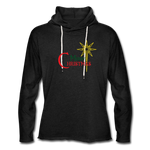 Merry Christmas - Unisex Lightweight Terry Hoodie - charcoal grey