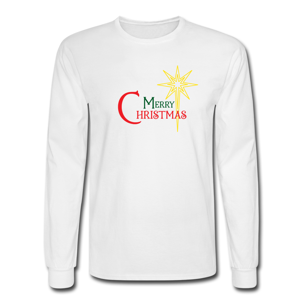 Merry Christmas - Men's Long Sleeve T-Shirt - white