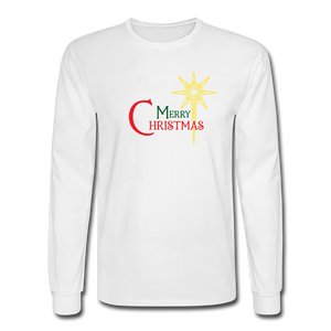 Merry Christmas - Men's Long Sleeve T-Shirt - white