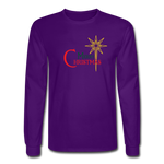 Merry Christmas - Men's Long Sleeve T-Shirt - purple