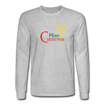 Merry Christmas - Men's Long Sleeve T-Shirt - heather gray