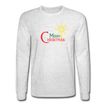 Merry Christmas - Men's Long Sleeve T-Shirt - light heather gray