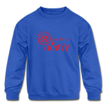 O Come Let Us Adore - Kids' Crewneck Sweatshirt - royal blue