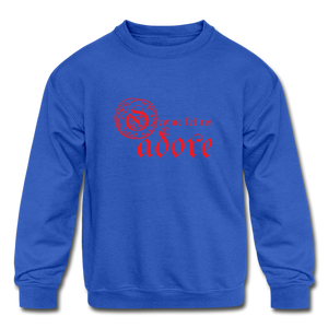 O Come Let Us Adore - Kids' Crewneck Sweatshirt - royal blue