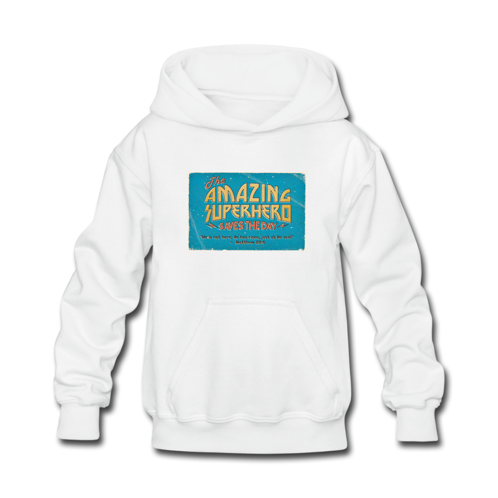 Amazing Superhero - Kids' Hoodie - white