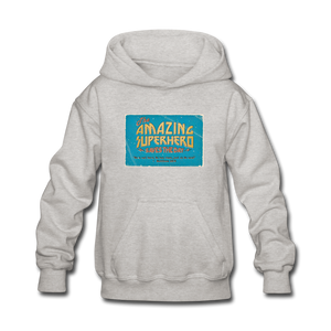 Amazing Superhero - Kids' Hoodie - heather gray