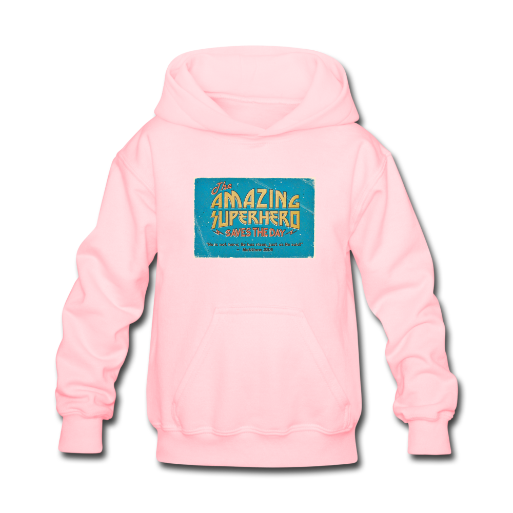 Amazing Superhero - Kids' Hoodie - pink