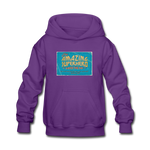 Amazing Superhero - Kids' Hoodie - purple