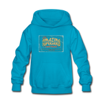 Amazing Superhero - Kids' Hoodie - turquoise