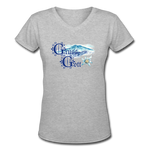 Grüss Gott - Women's Shallow V-Neck T-Shirt - gray