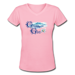 Grüss Gott - Women's Shallow V-Neck T-Shirt - pink
