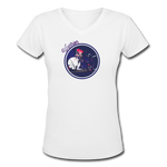 Warrior - Women's Shallow V-Neck T-Shirt - white