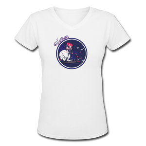Warrior - Women's Shallow V-Neck T-Shirt - white