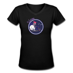Warrior - Women's Shallow V-Neck T-Shirt - black