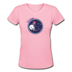 Warrior - Women's Shallow V-Neck T-Shirt - pink