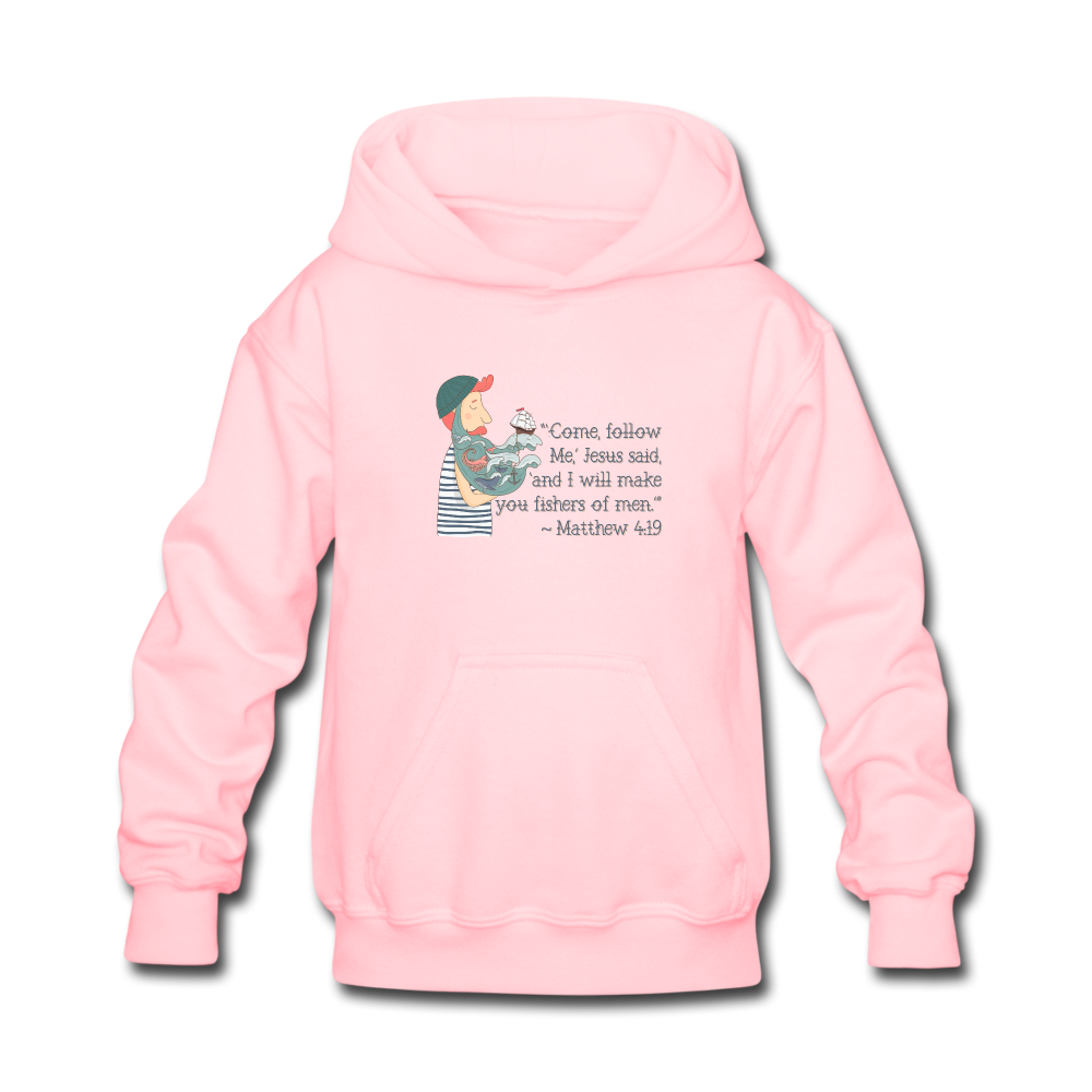 Fishers of Men - Kids' Hoodie - pink