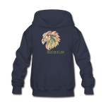 Bold as a Lion - Kids' Hoodie - navy