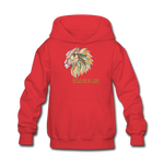 Bold as a Lion - Kids' Hoodie - red
