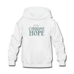 Choose Hope - Kids' Hoodie - white