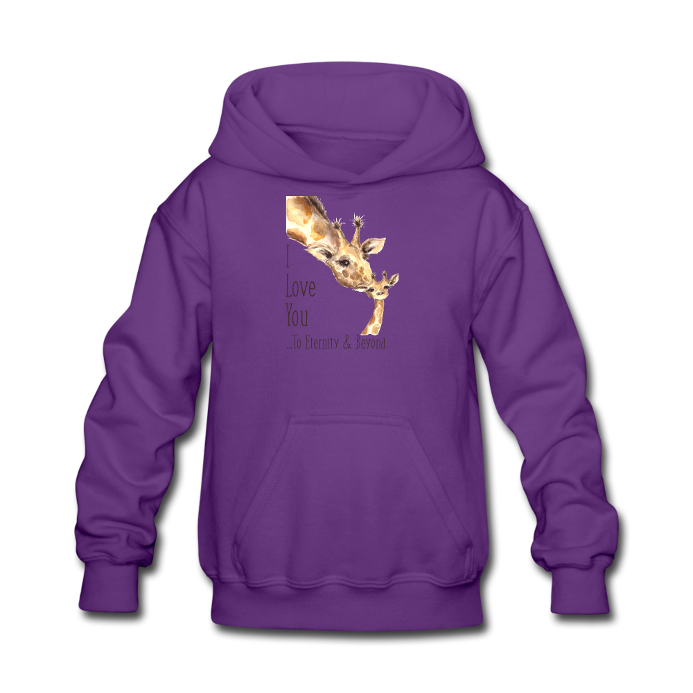 Eternity & Beyond - Kids' Hoodie - purple