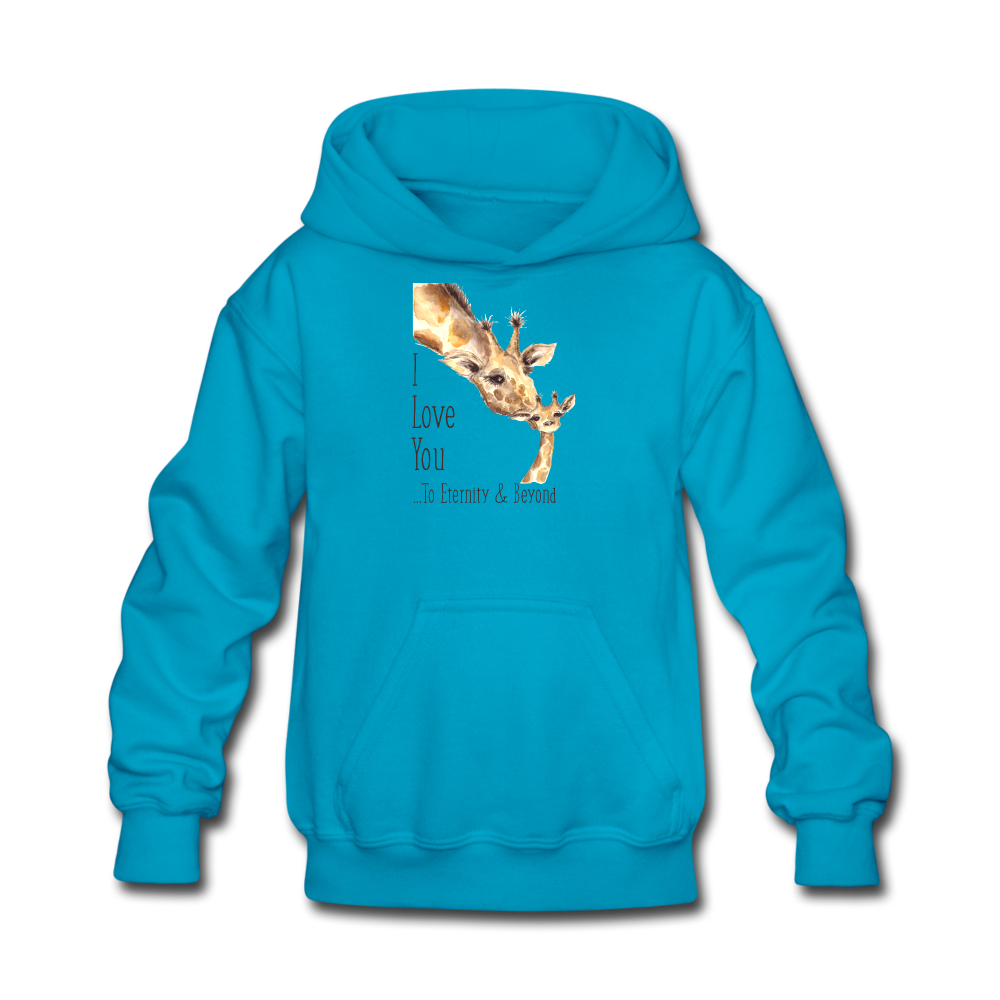 Eternity & Beyond - Kids' Hoodie - turquoise