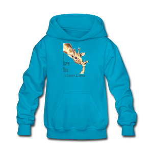 Eternity & Beyond - Kids' Hoodie - turquoise