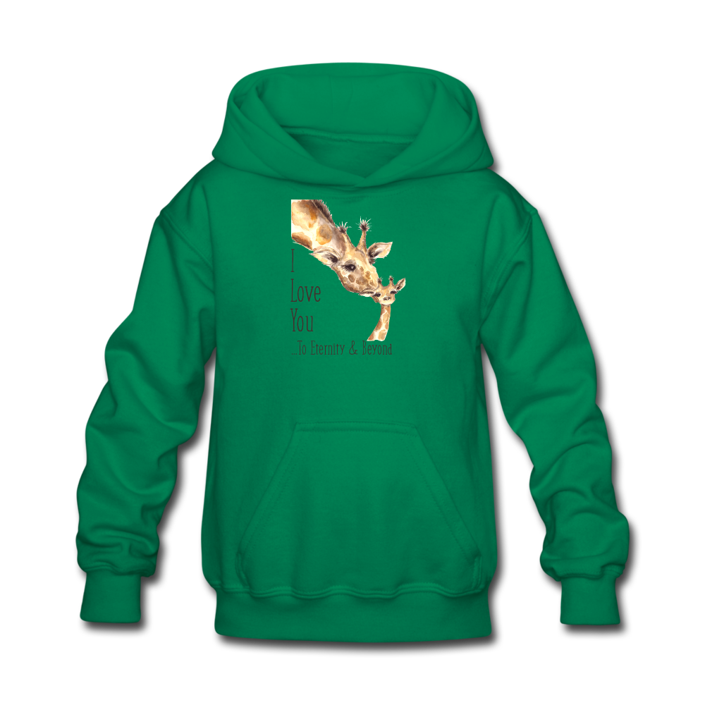 Eternity & Beyond - Kids' Hoodie - kelly green
